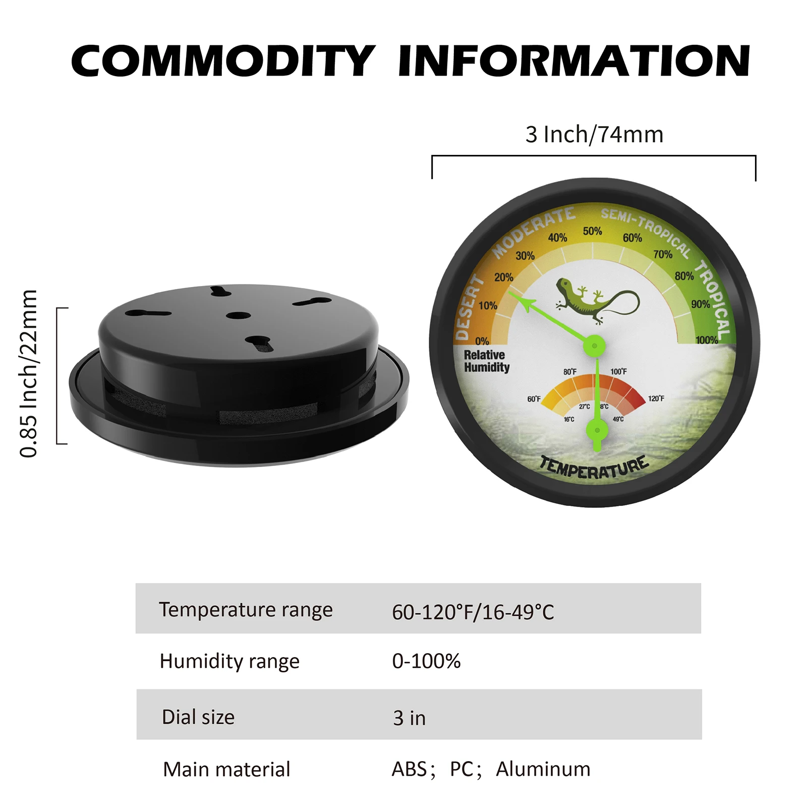 1~10PCS High Accurately digital hygrometers, indoor and outdoor hygrometers, thermometers for greenhouses and reptiles