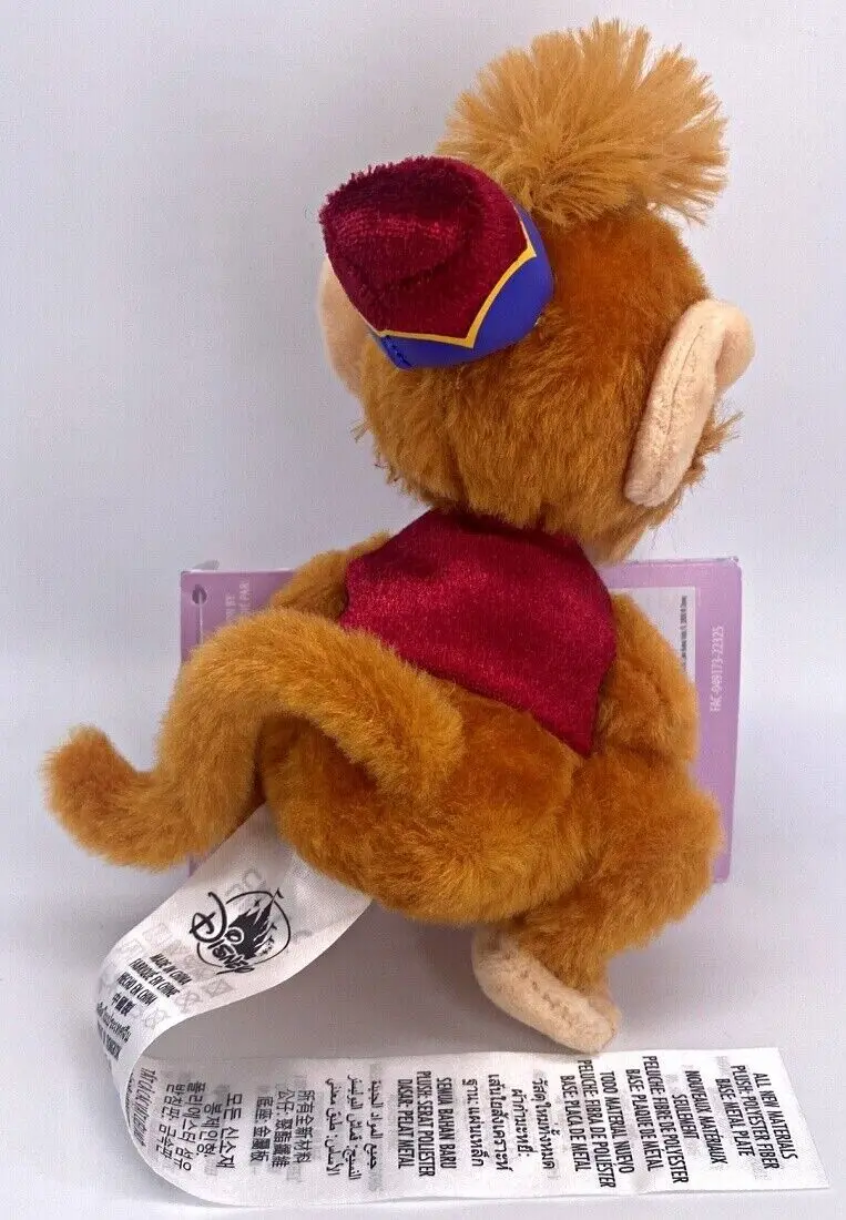 Disneyland Aladdin ABU Shoulder Plush Magnetic Toy Princess toy doll gift new