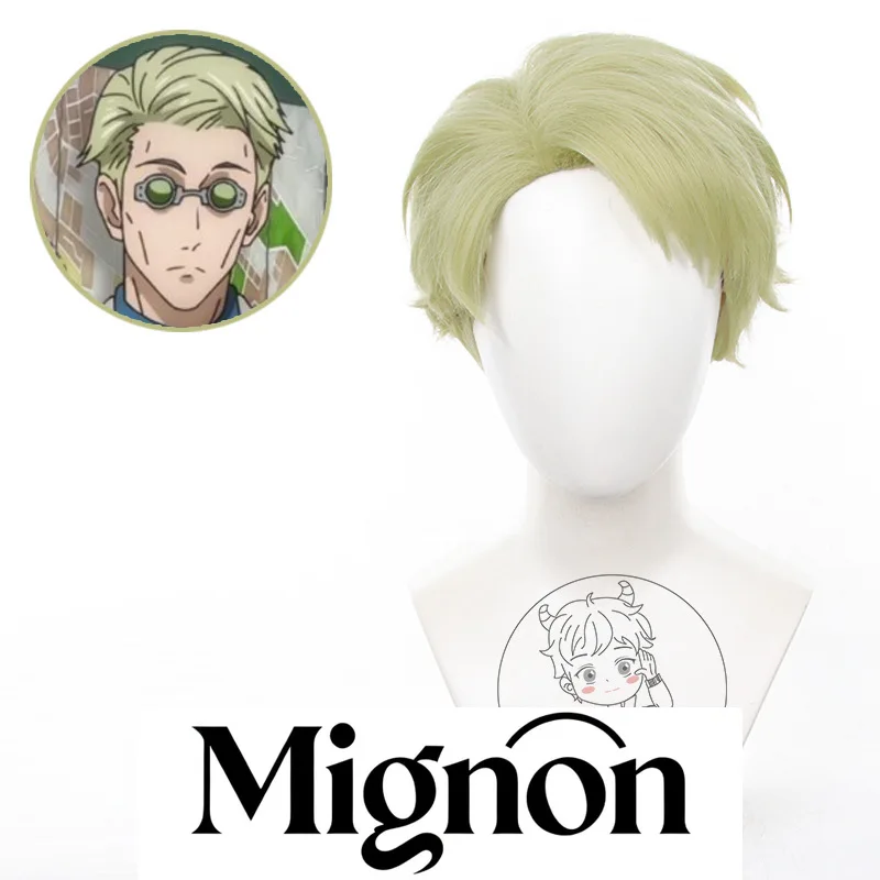 

Jujutsu Kaisen Nanami Kento парик для косплея короткие волосы пушистый топ для взрослых версия подарок на Хэллоуин