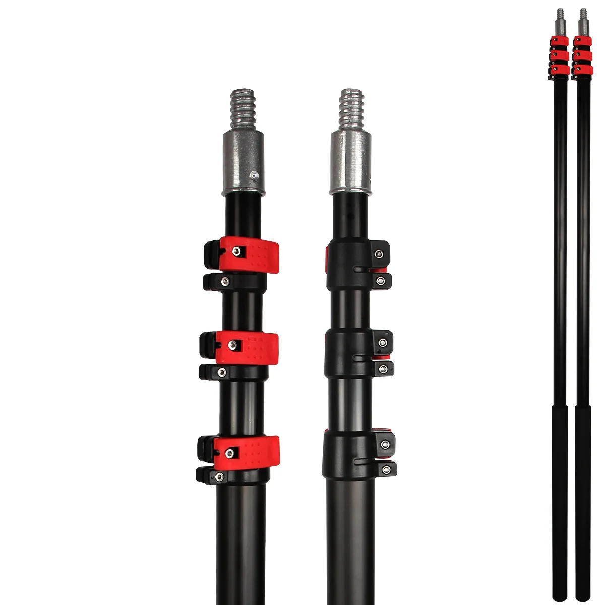 Heavy Aluminum Telescopic Extension Pole, 10m Adjustable Length High Reach Rod for Street Light Works