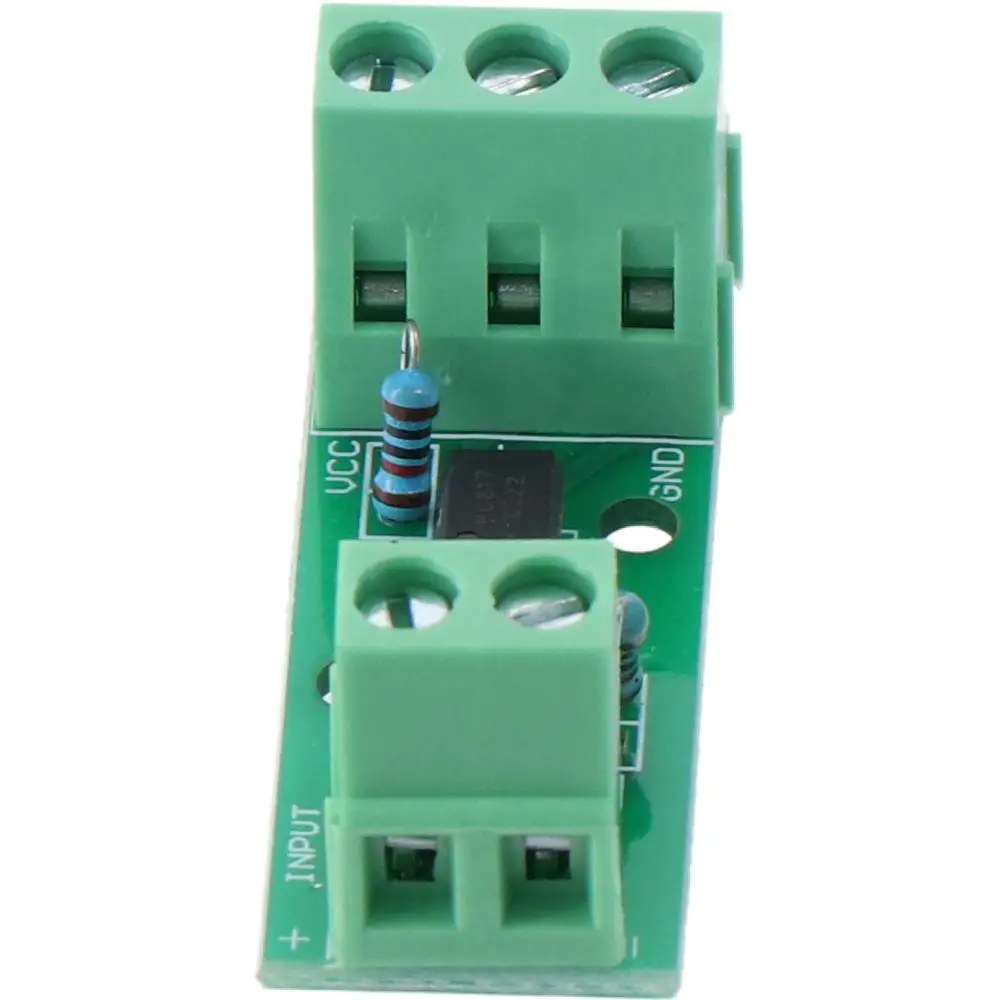 

5 PCS DC 12V Optocoupler Isolation Board EL817 Green Icstation Optocoupler Isolation Module 1 Channel 40*15mm
