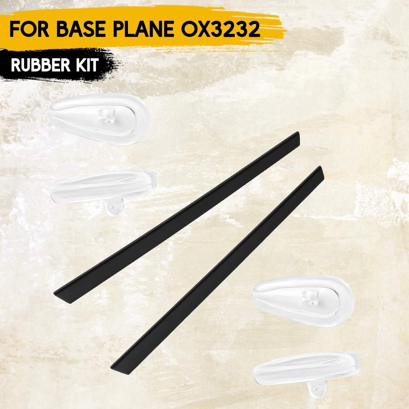 

Silicone Ear socks Nose Pads Replacement Rubber Kit for Oakley Base Plane OX3232 Eyeglasses - Perfect Fit