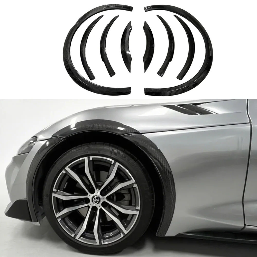 

New Arrival Carbon Fiber Art Style Wheel Trims Car Accessories for GR Supra A90 A91 MKV Wheel Arch Trim