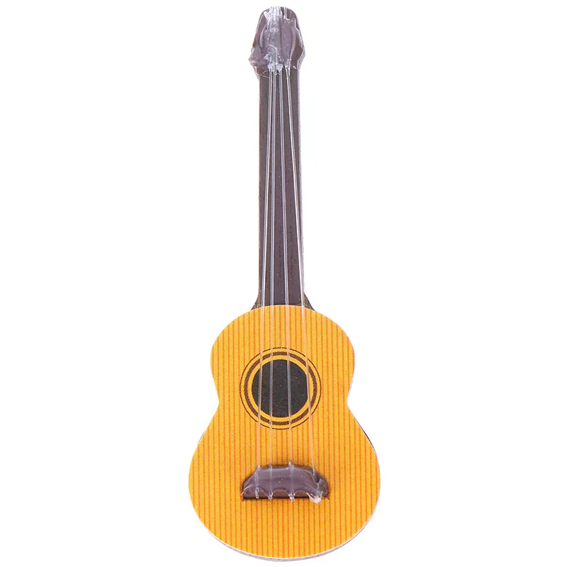 1:12 Dollhouse miniature guitar accessories instrument doll house ornament