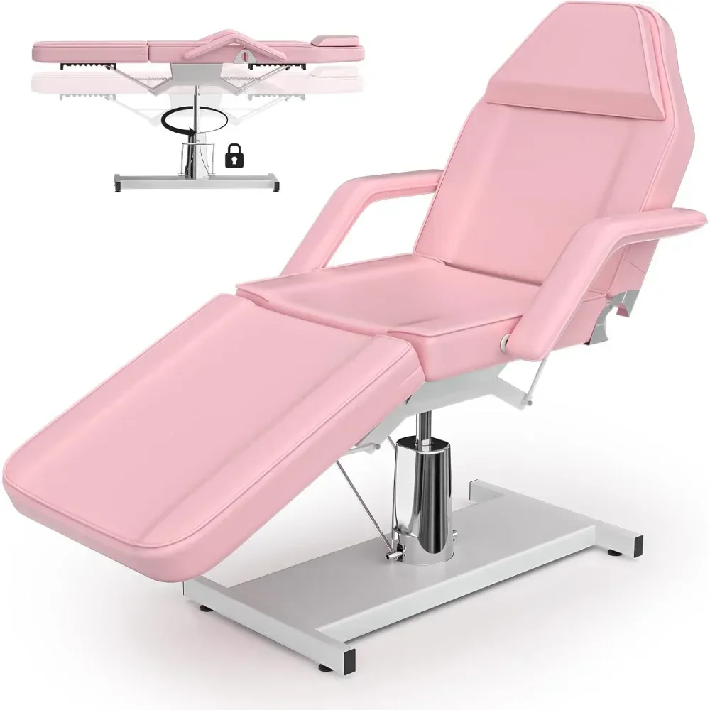 360 degree rotating hydraulic hydrotherapy bed table, beautician facial chair extension bed, tattoo table, customer tattoo chair