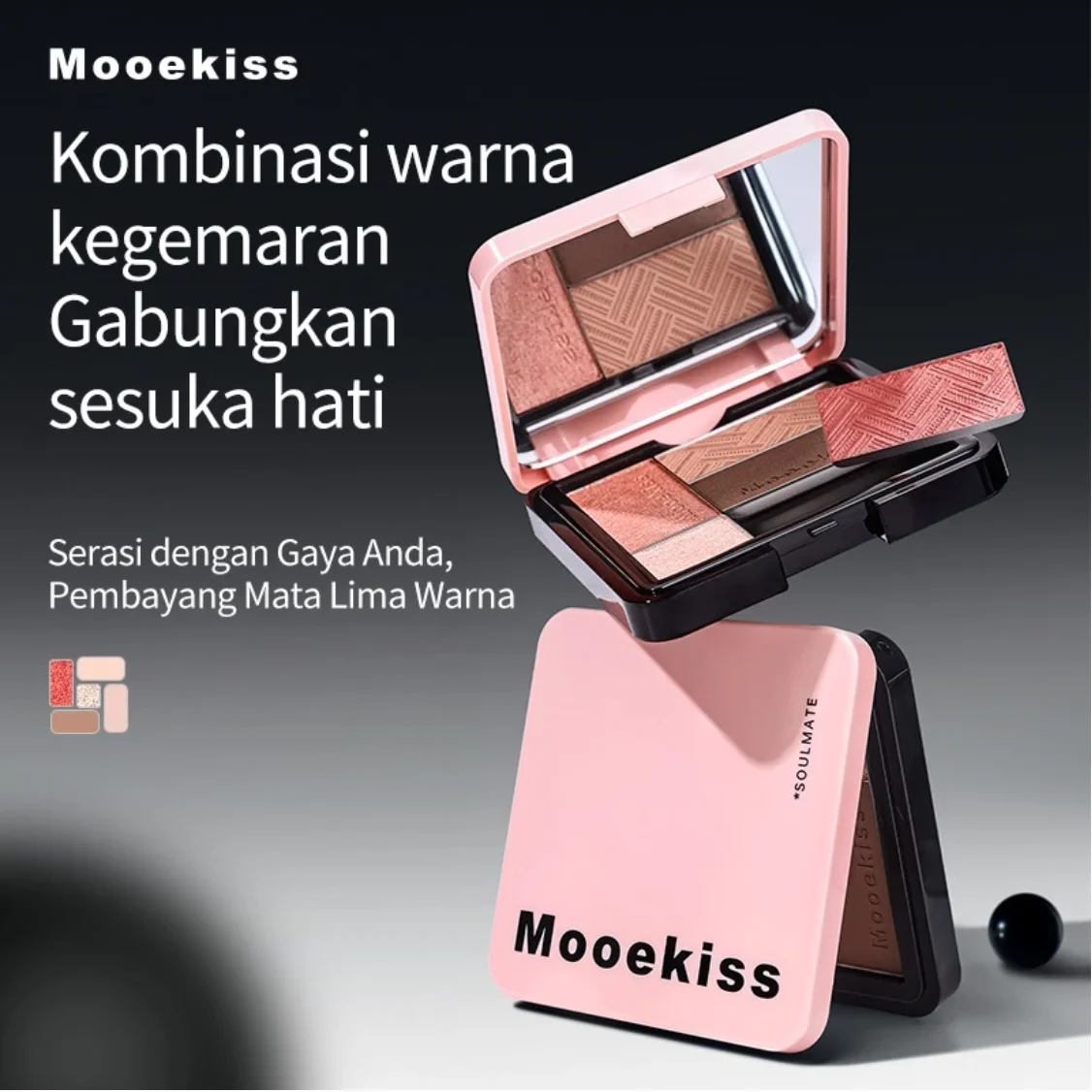 Mooekiss アイシャドウ パレット 複数色 1 パレット多目的 8.5 グラムメイクアップ化粧品