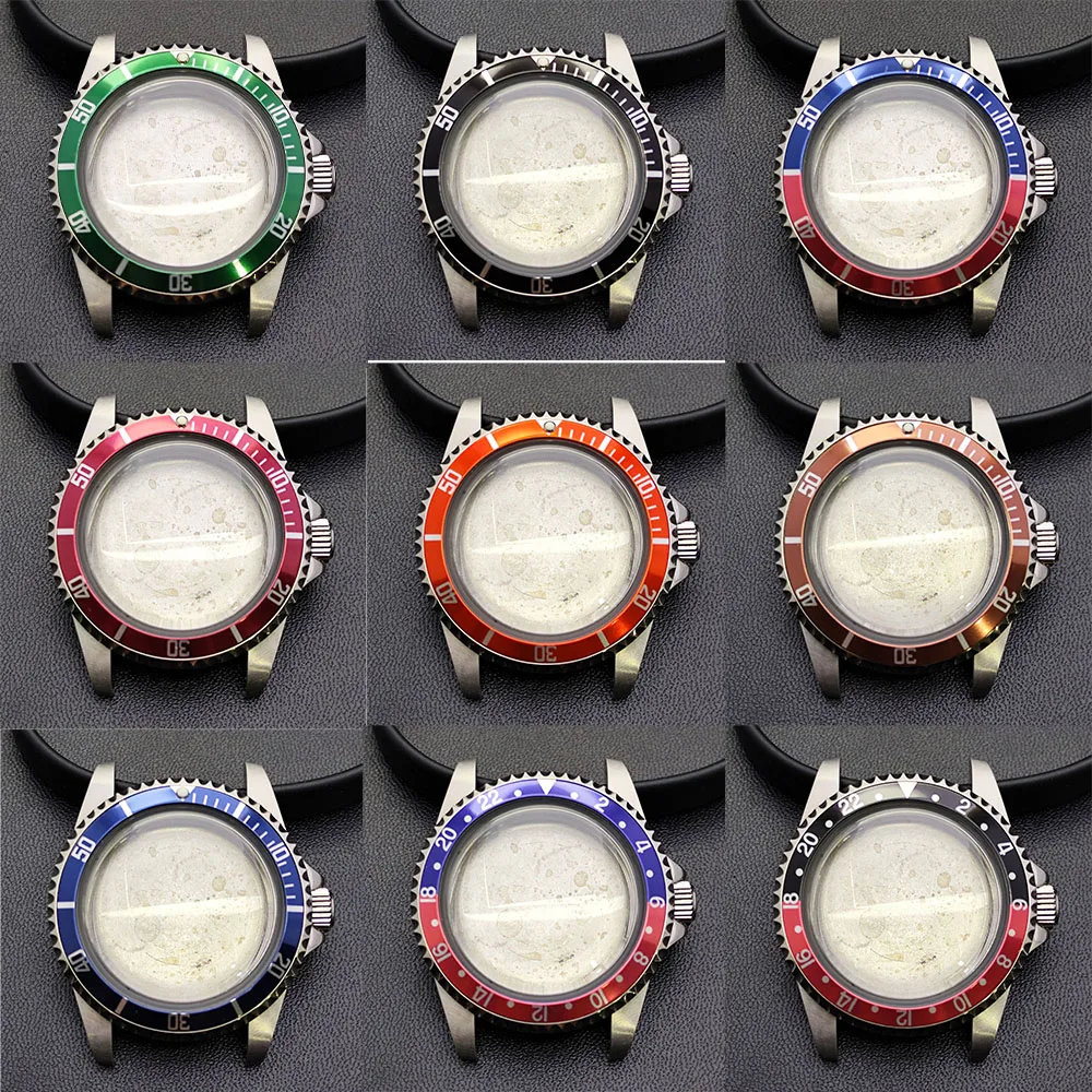 39,5 mm stile retrò FIT NH35 movimento/quadrante cassa in acciaio di alta qualità da uomo accessori per orologi cinturino per bracciale scatola per orologi