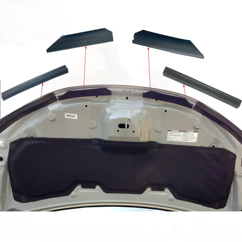 Applicable to GK5 Fit 2014-2020 Cover sealant strip Engine hood waterproof rubber strip