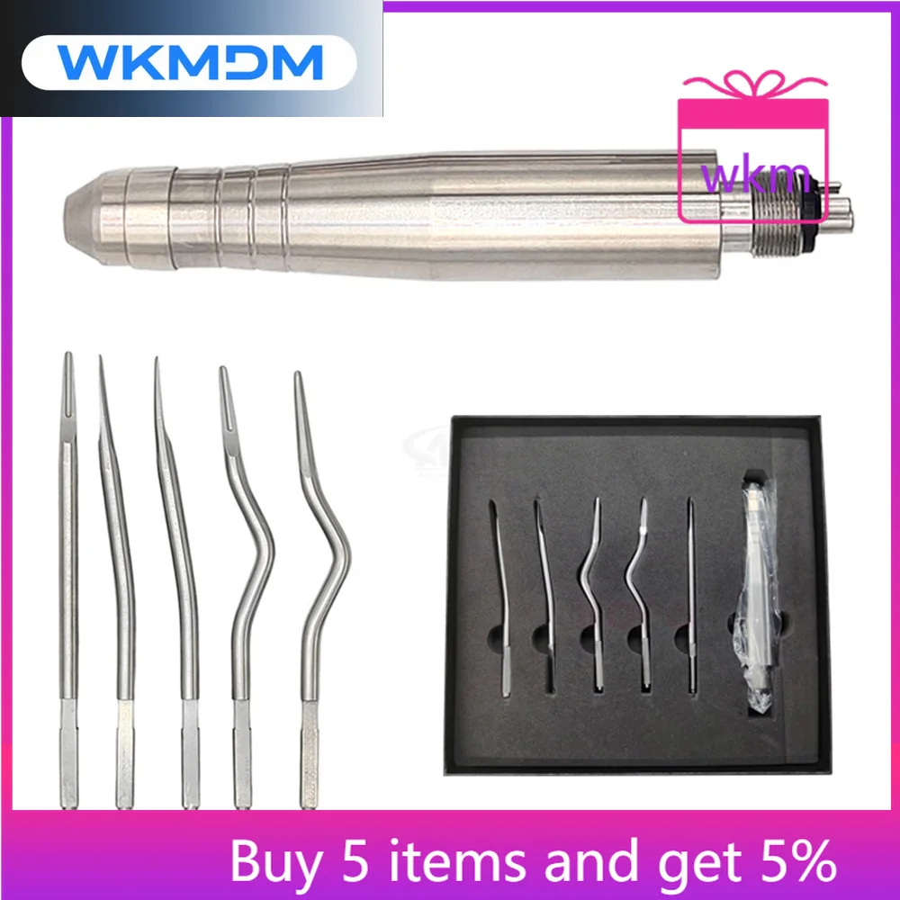 Extraction Tool Kit Surgery Instruments Turbine Pneumatic Elevator Set Tools den tal 4 Holes Ce den tal Handpiece Handpiece Led