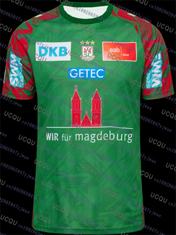 2026 Heren SC Magdeburg Handbalshirt Jeugd Kinderen Sportkleding المتضخم التدريب Handbal موحدة للجنسين الرياضة الشاطئ المحملة القمم