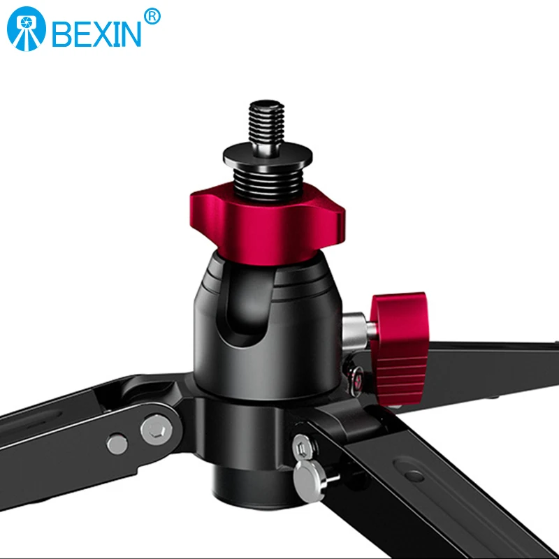 Tripod Support Bracket SLR Camera Bracket Mini Desktop Photography Tripod Base 3/8 Inch Adapter Monopod Aluminum Alloy Bracket