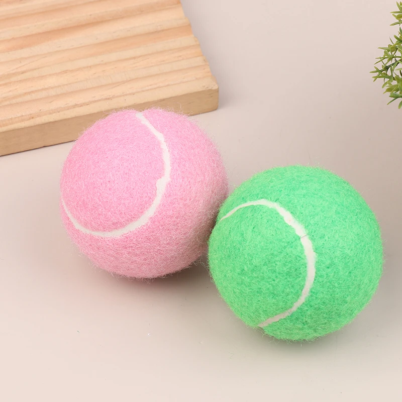 

High Elasticity Training Entertainment Ball Elastic Fiber Rubber Outdoor Tennis Ball Tennis For Competition Training Exercises