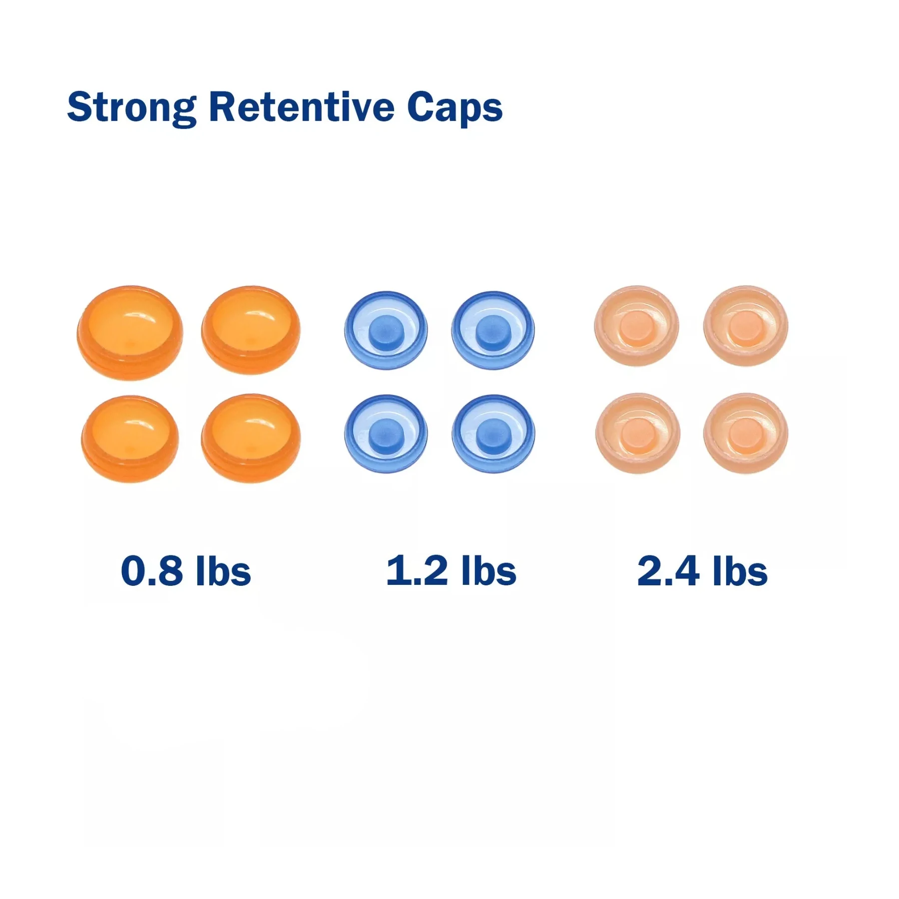 Strong Retention Caps Universal Dental Abutment Attachments Multiple categories