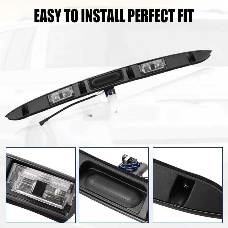 

1pc 51137171699 Rear Trunk Hatch Handle with Lampfor BMW 3 Series E46 Sedan 323i 325i 325xi 328i 328i 330i 330xi 1997-2005 Black