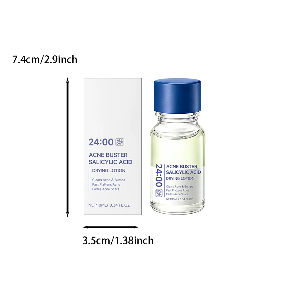 Salicylic Acid Drying Lotion Face Serum with Cotton Swab– Reduce Pimples & Breakouts Fade Acne Scars Minimize Pores Skin Renewal view 5