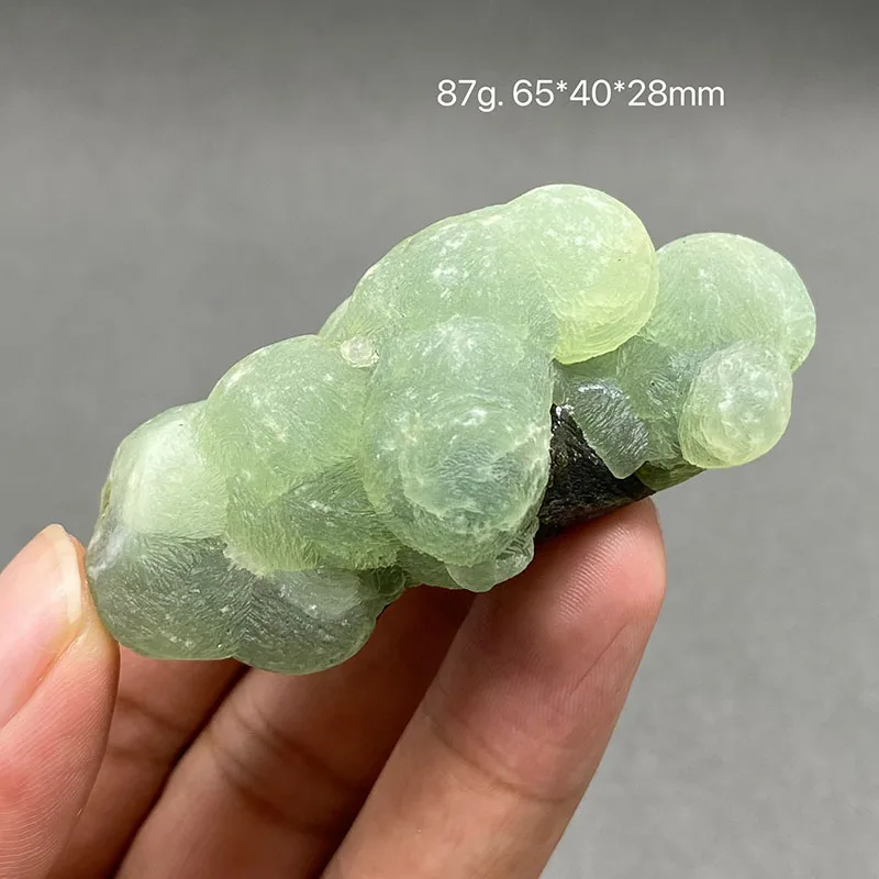 100% Natural green grape agate mineral specimen stones and crystals healing crystals quartz gemstones free shipping