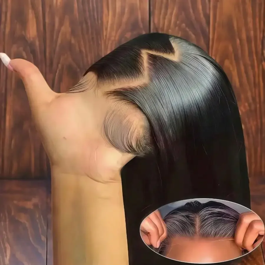 العظام شعر طبيعي مفرود الباروكات 4x4 غلويليس الباروكات الفيتنامية 13x6 HD الدانتيل الباروكة الأمامية للنساء السود البرازيلي باروكة من شعر طبيعي #1