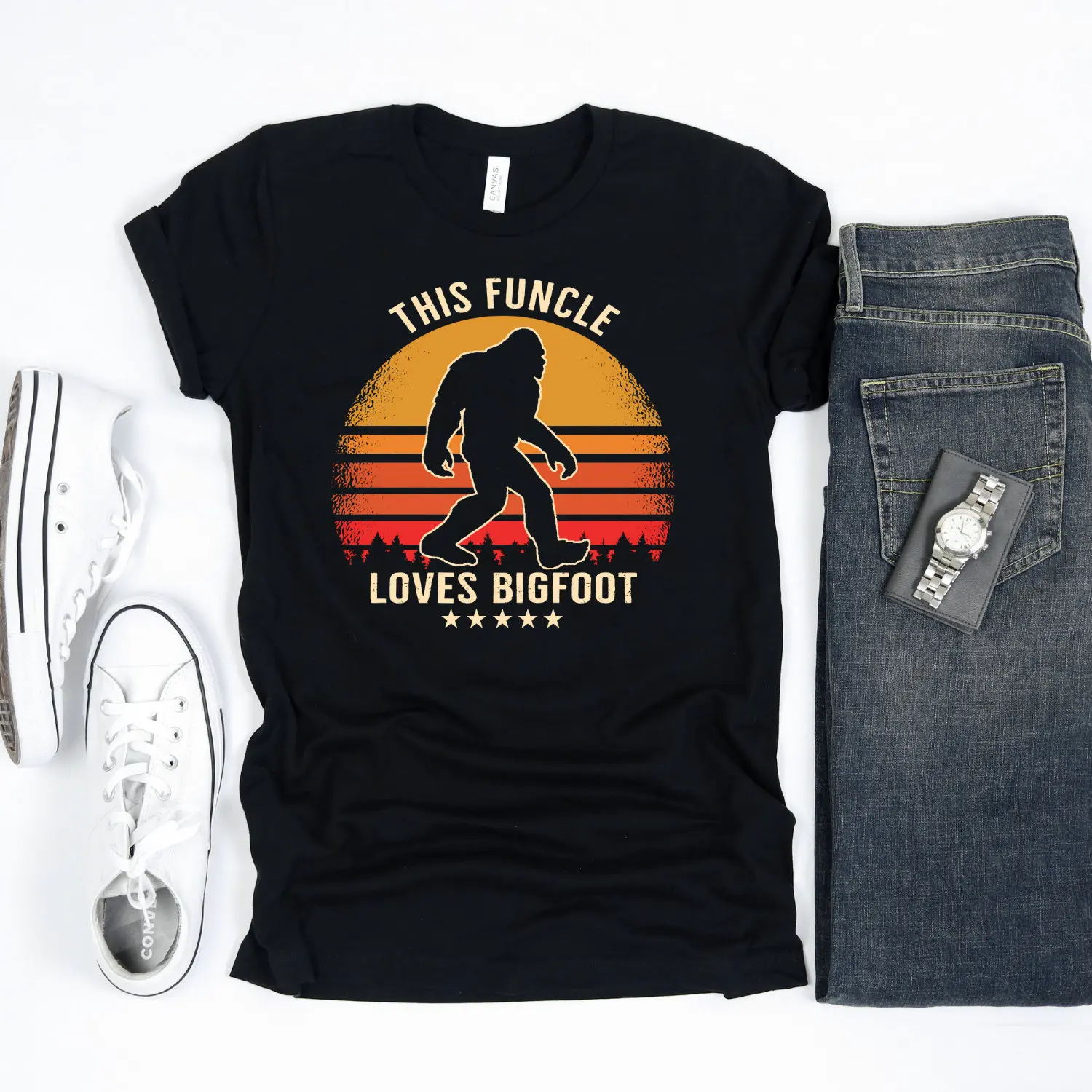 

Funcle Bigfoot, This Funcle Loves Bigfoot, Bigfoot Gift for Uncles