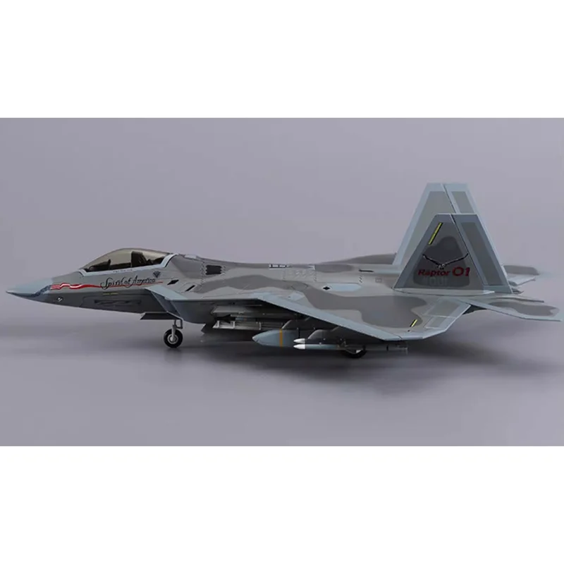

Diecast 1/72 Scale "Spirit Of America" F22 Raptor Aircraft Model Simulation Alloy Finished Military Model Aircraft Collection