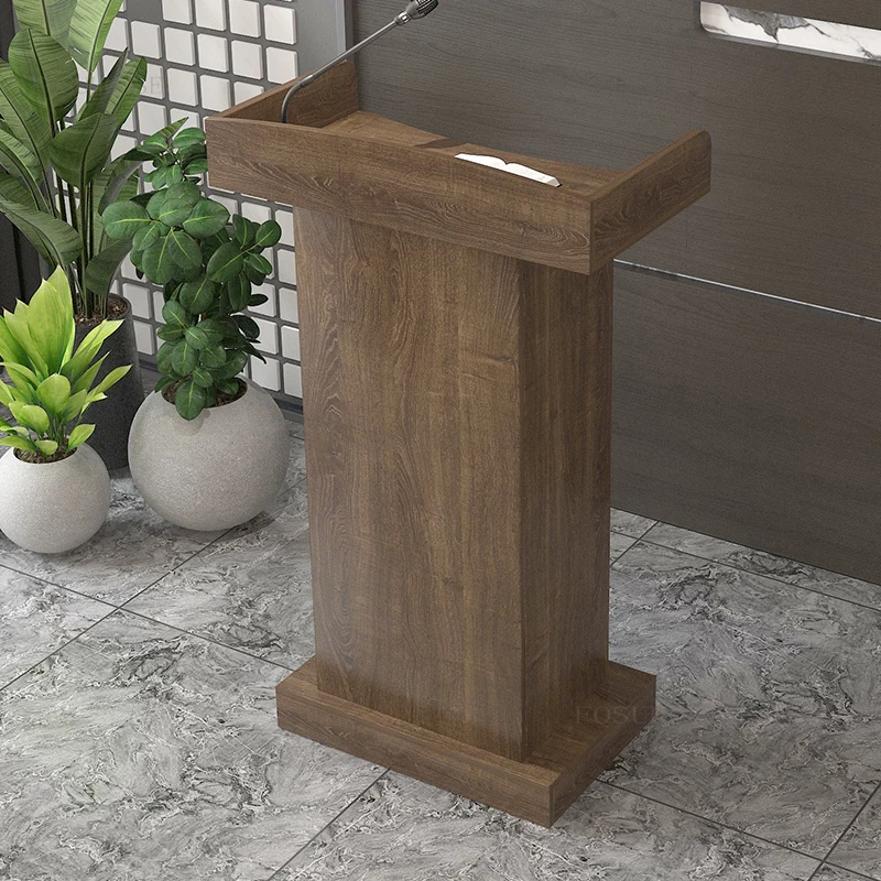 

Reception Desks Podium Speech School Church Lectern Pulpit Simple Modern Meeting Room Emcee's Desk Book Shelves Office Furniture