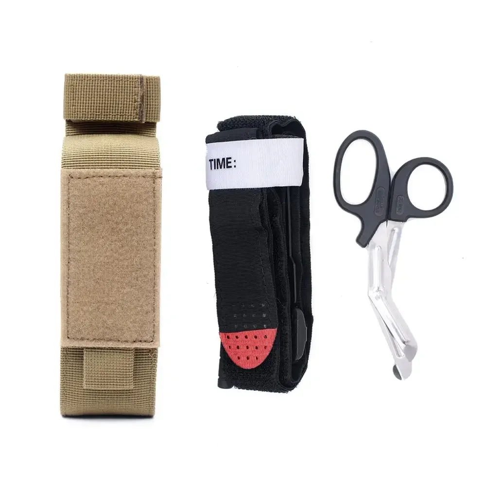 Molle Scissors Pouch Holder EDC Tool Waist Pack Bag Outdoor Camping Hiking Hunting Accessories Knife Flashlight Holster Bags