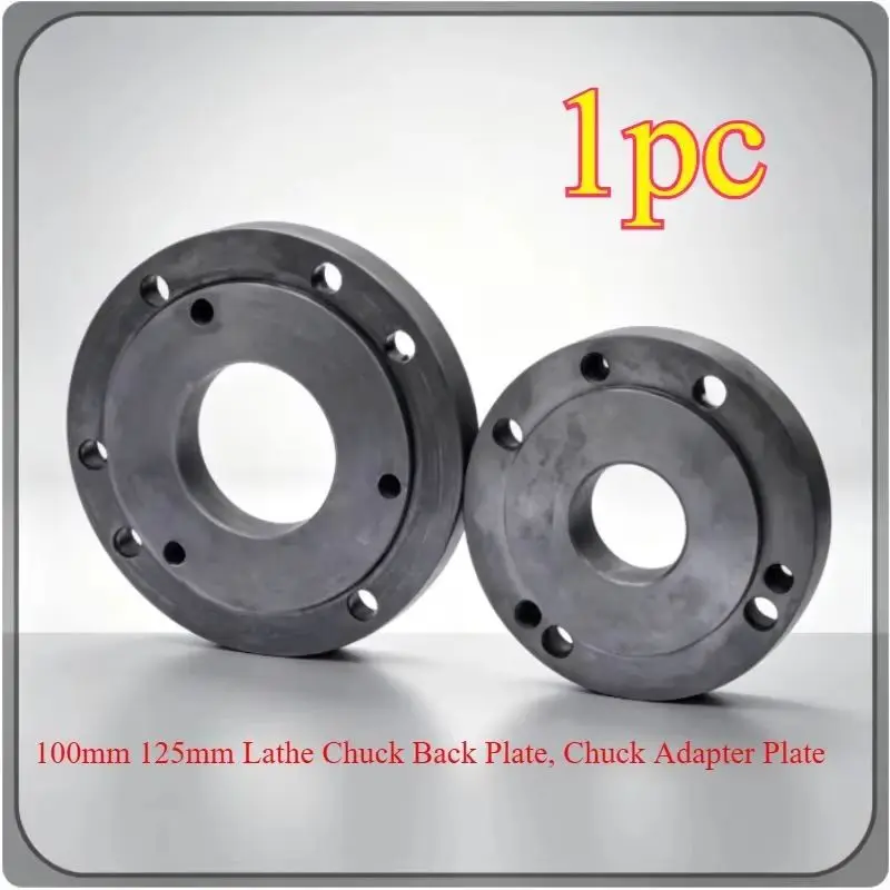 1PC 100mm 125mm Lathe Chuck Backplate Adapter Plate, for 4