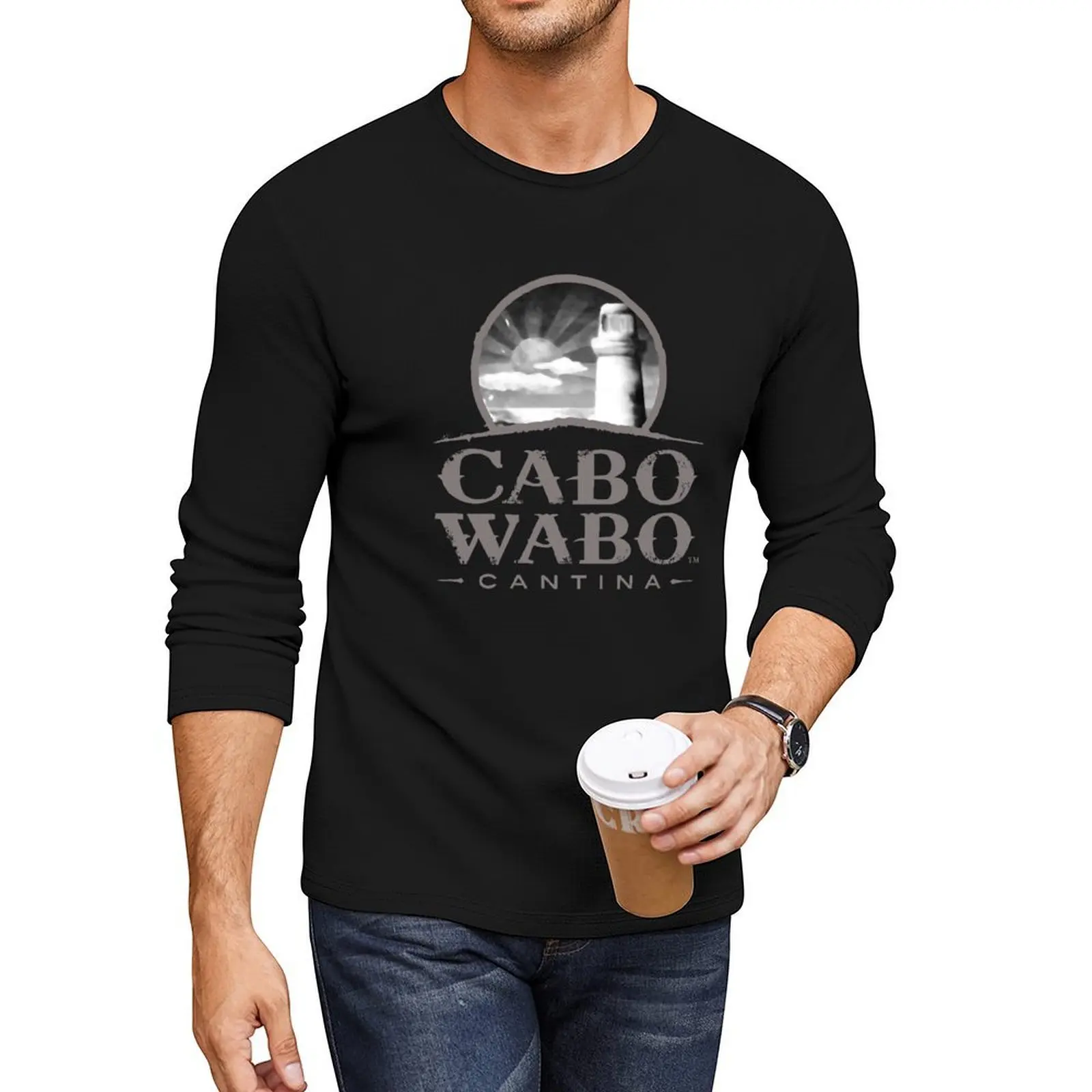 

Cabo Wabo Cantina Long T-Shirt sweat shirts shirts graphic tees anime clothes korean fashion men workout shirt