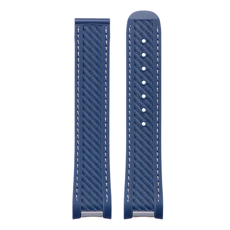 حزام ساعة منحني من السيليكون والمطاطي ، سوار للغوص ، مناسب لـ AQUA TERRA AT150 و 20 ، مناسب للرياضة من السيليكون