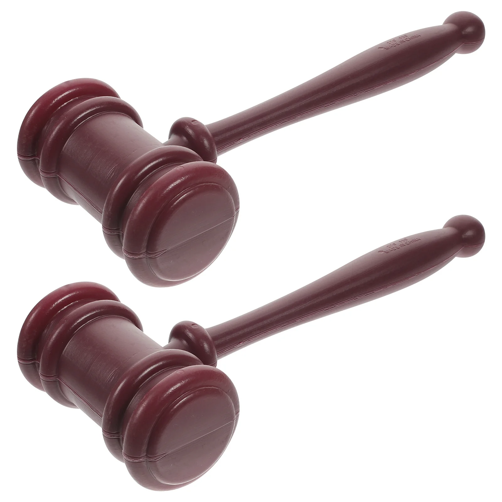 2 szt. młotka sędziowskiego, młotek sądowy dla dzieci, do odgrywania ról, przebrania prawnika, młotek aukcyjny, rekwizyt, narzędzie edukacyjne, dekoracja do klasy