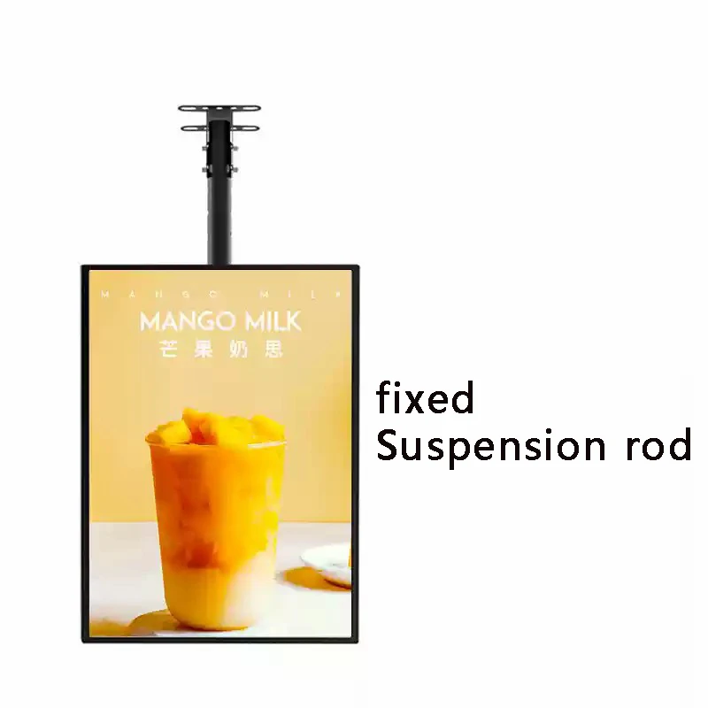 LED Slim Snap Frame Light Box Illuminated Poster Display Backlit Menu Board For Restaurant Cafe Shops Wall Mounted Billboard