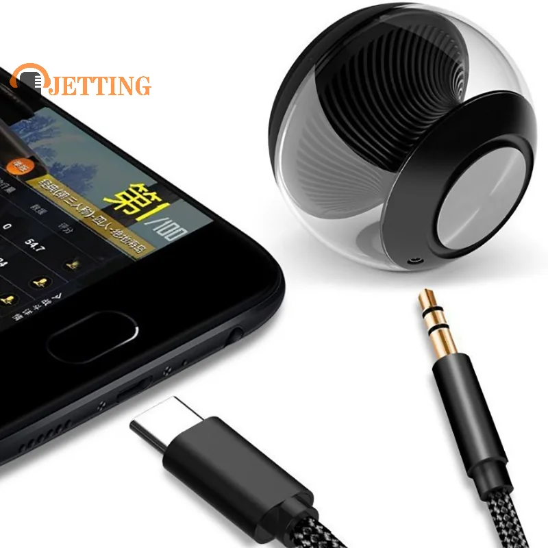 

Аксессуары для мобильных телефонов Aux аудиокабель Type-C USB-C на разъем 3,5 мм, адаптер, провод