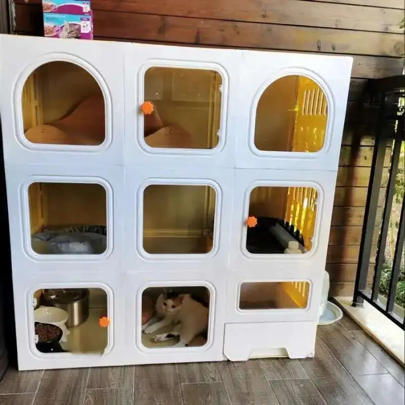 

Очень большие свободные космические кошачьи виллы для дома, прозрачные клетки для кошек, многофункциональные уличные шкафы для кошек со встроенным унитазом