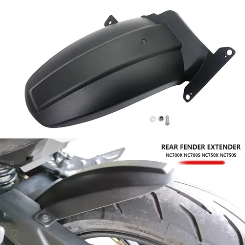 Para HONDA NC750X NC750 X NC 750X 2012-2023 2018 2019 2020 2021 2022 guardabarros trasero extensor cubierta protectora contra salpicaduras