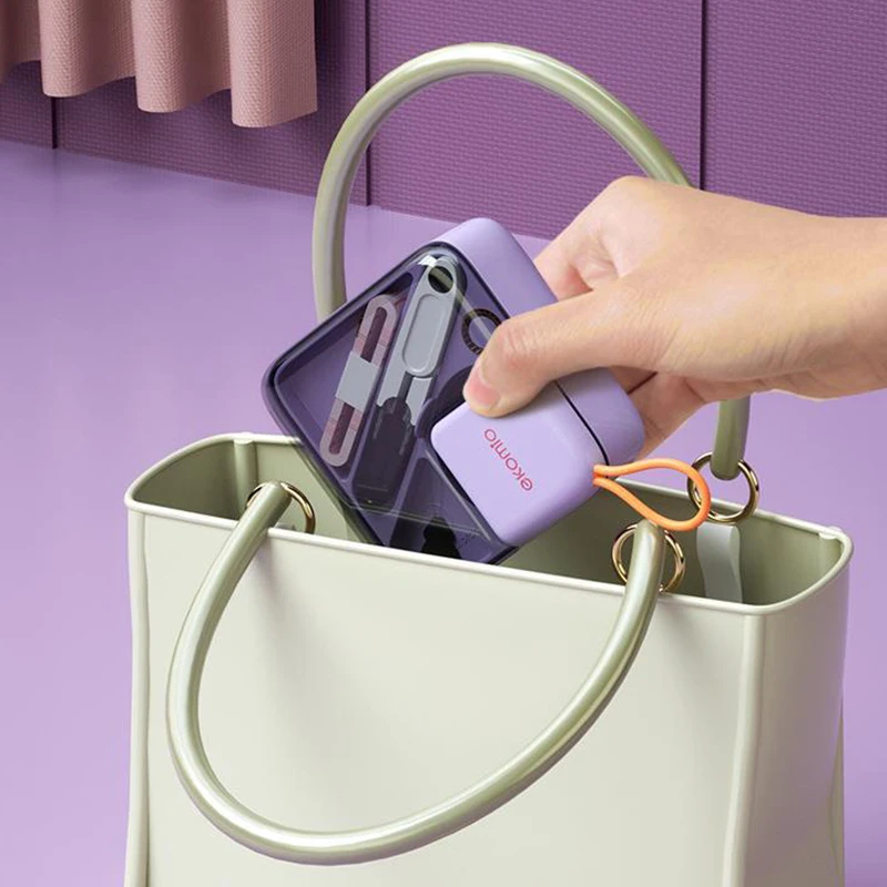 Sewing Box Set Portable and Multifunctional Hand Sewing Storage Box  Mini Travel Household Sewing Box Set Sewing Kit