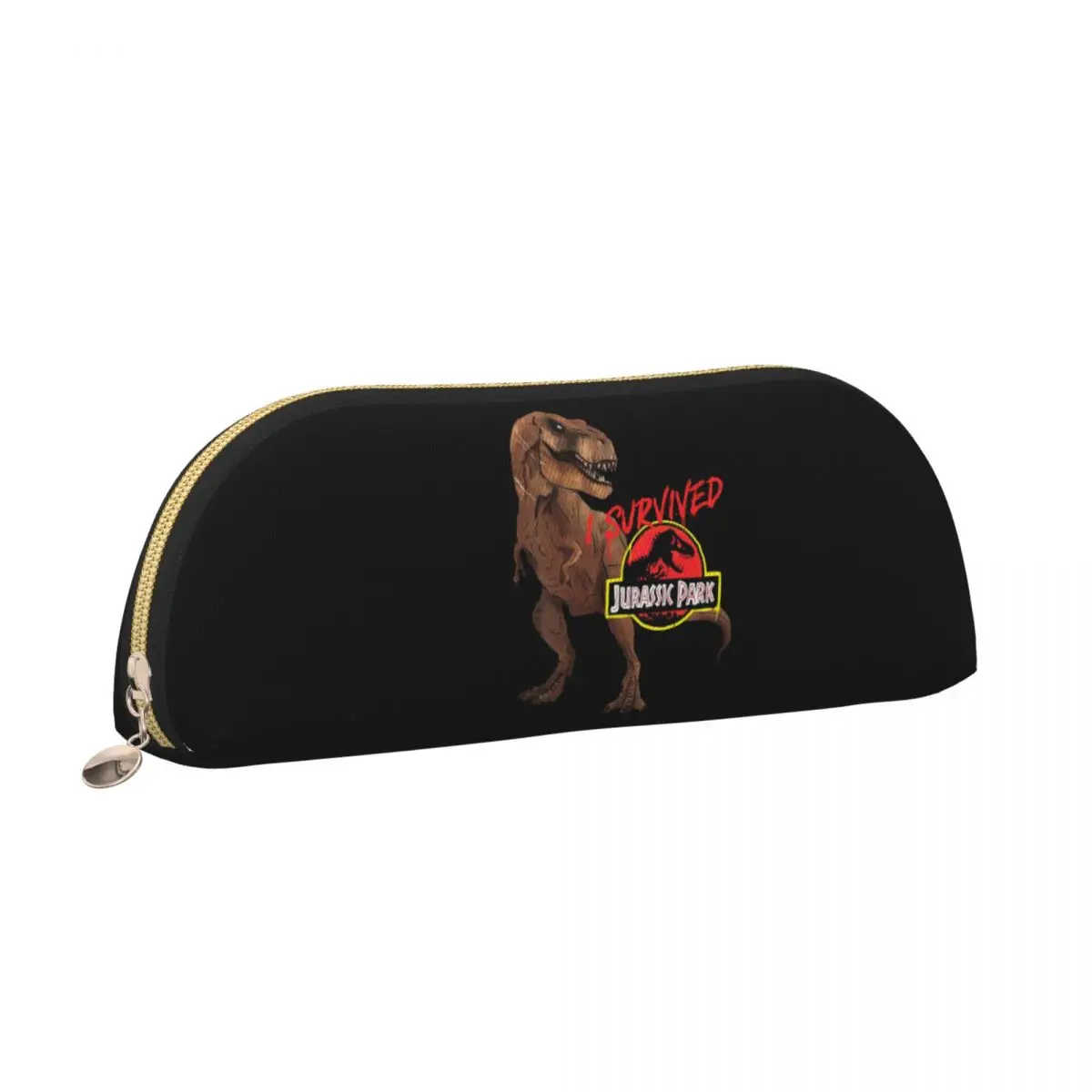 I Survived Jurassic Park Pencil Cases Pen Holder Storage Stationery Supplies Big Capacity Pen Box Pencil Bag for Studen School