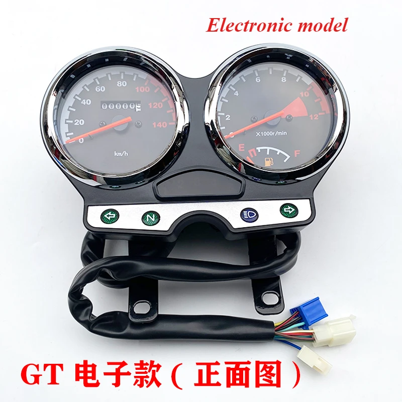 Motorcycle Speedometer for Suzuki GT125 QS125-5A-5C5F Gear Display Speed Meter Clock Odometer and stopwatch assembly