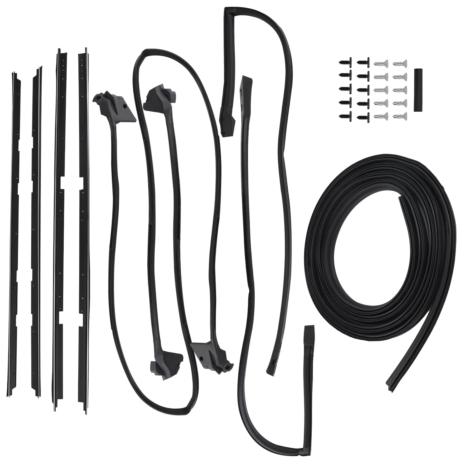 

9x Roof Rail Window Door Trunk Weatherstrip Seal for Chevy Malibu 78-81 Pontiac