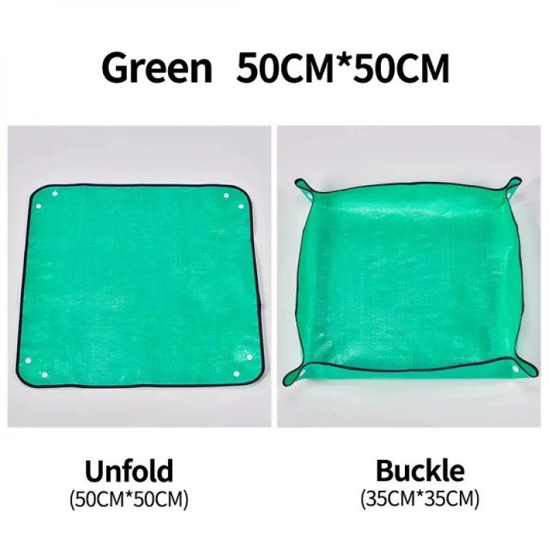 Essential for repotting succulents on the home balcony50-100cmFoldable waterproof flower pot mat gardening supplies