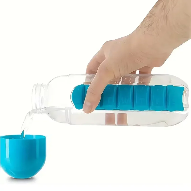 Water Bottle with Built-In Pill Box 6