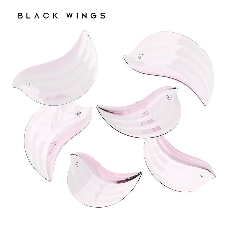 BLACKWINGS 3 サイズ鳥下眼パッチまつげパーマカーラーリフトパッドシリコーンまつげメイク美容ツール Permanen
