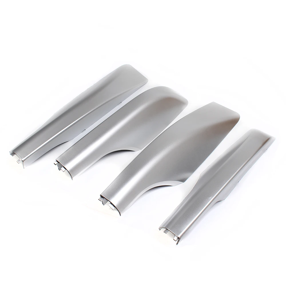 Black/Silver ABS Roof Rack Bar Rail End Protection Cover Shell 4PCS For Toyota Land Cruiser LC200 FJ200 2008-2018 2019 2020 2021