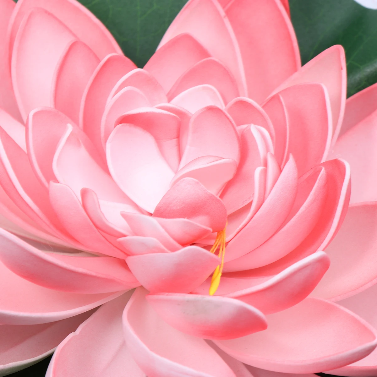 

1pc Artificial Floating Water Lily Simulation Lotus Pond Garden Decor 28Cm Pink Premium Eva No Watering Needed Home Patio