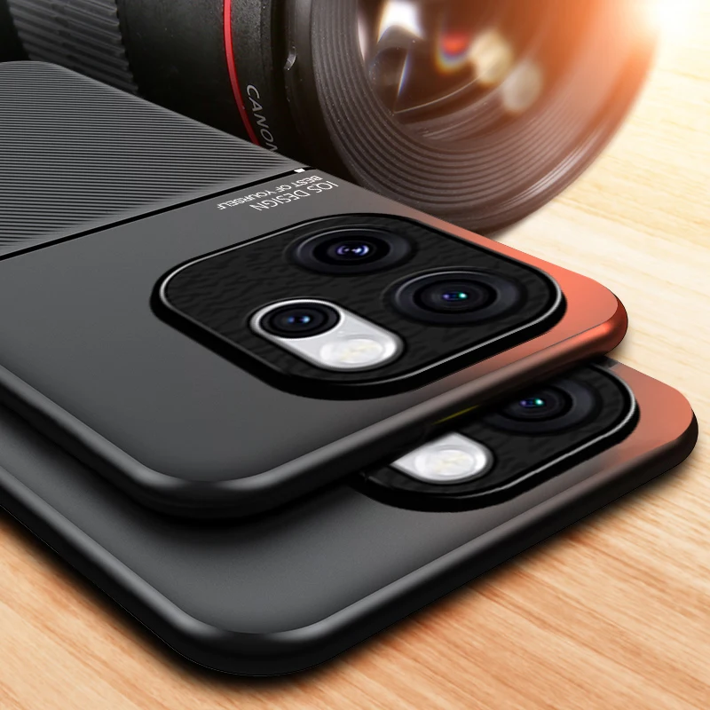 For Oppo Reno15F Phone Case Ultra-thin Magnetic Texture Leather Case Oppo Reno14 Reno14 F Back Phone Coques Oppo Reno15 Pro Max