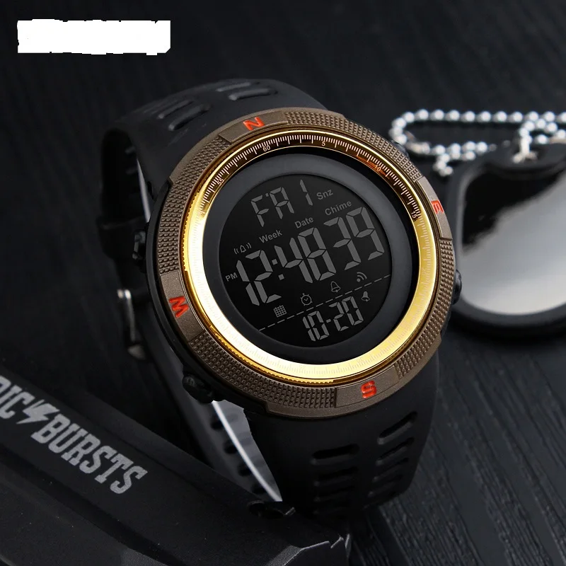 Youth Fashion Men Outdoor Sports Digital Watch Multifunction Alarm Clock 5Bar Waterproof Wristwatches Student Gift