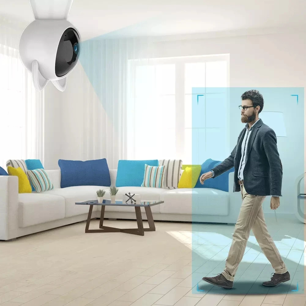 

2MP 1080P Yoosee APP 360 градусов Беспроводная PTZ IP-камера-робот Домофон Монитор домашней безопасности CCTV