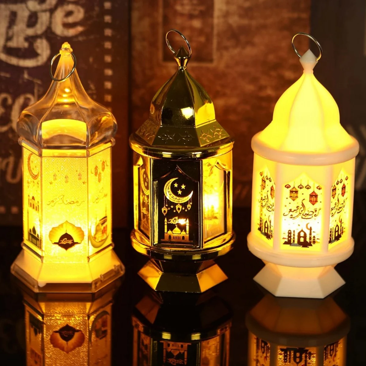 

Eid Mubarak Ornaments Lantern Light Ramadan Decoration For Home 2024 Islamic Muslim Party Decor Ramadan Kareem EID Al Adha Gifts