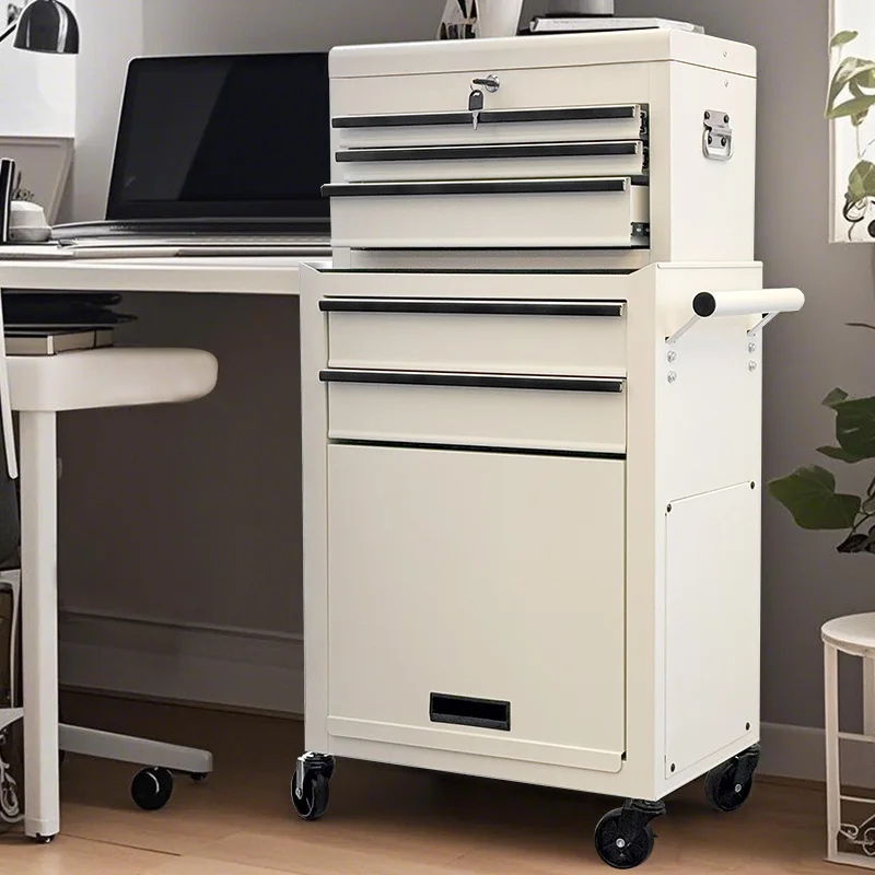 Tool Cart Trolley, Multifunctional Storage Cabinet Movable Shelf Tool Cart