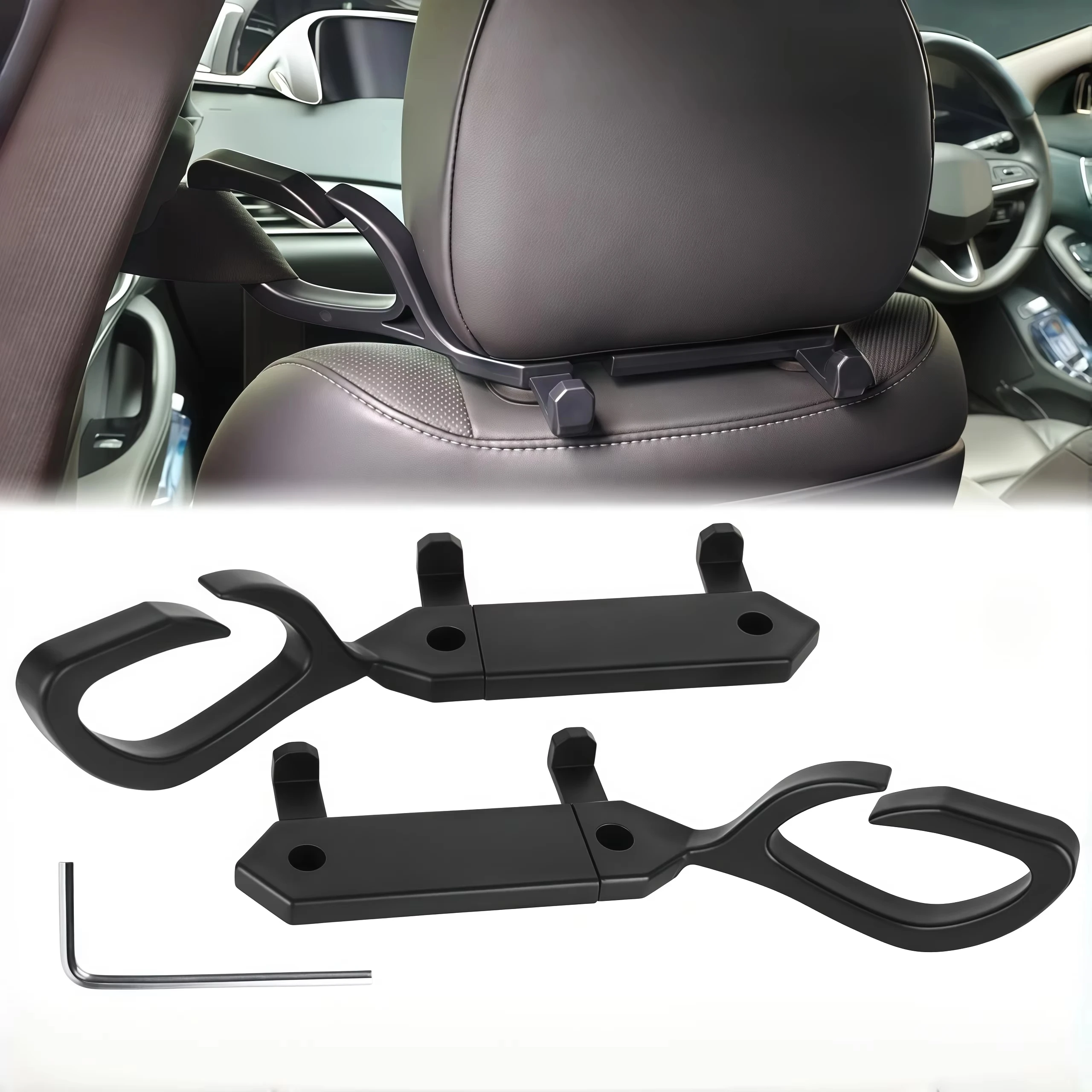 Guia para cinto de segurança automotivo, ajustador, organizador de cinto de segurança automotivo, gancho universal para assento de carro, gancho para banco traseiro, gancho para cinto de segurança