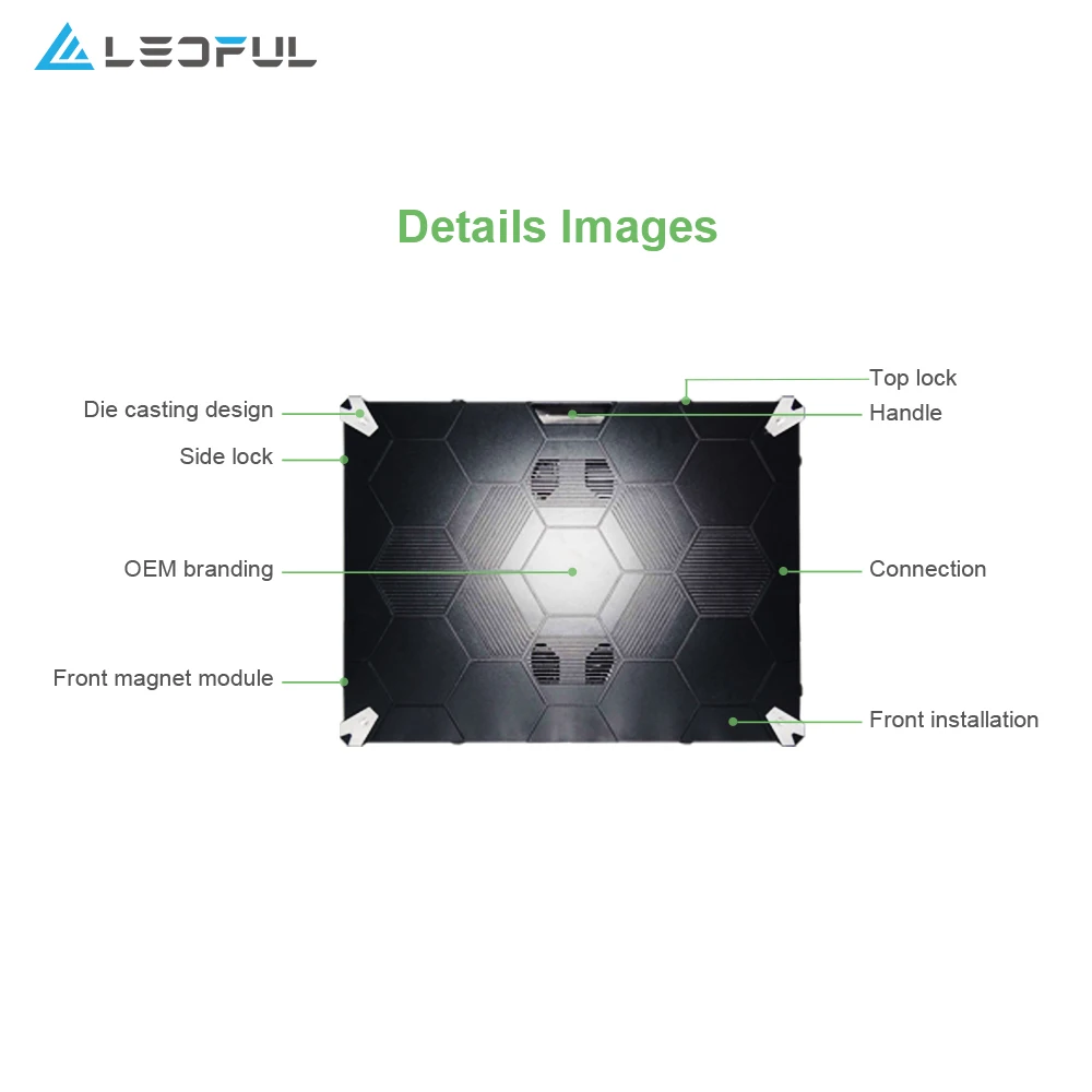 Supporto Pied Ecran LED P2. 5 P2.5 Videowall LED per interni ad alta definizione