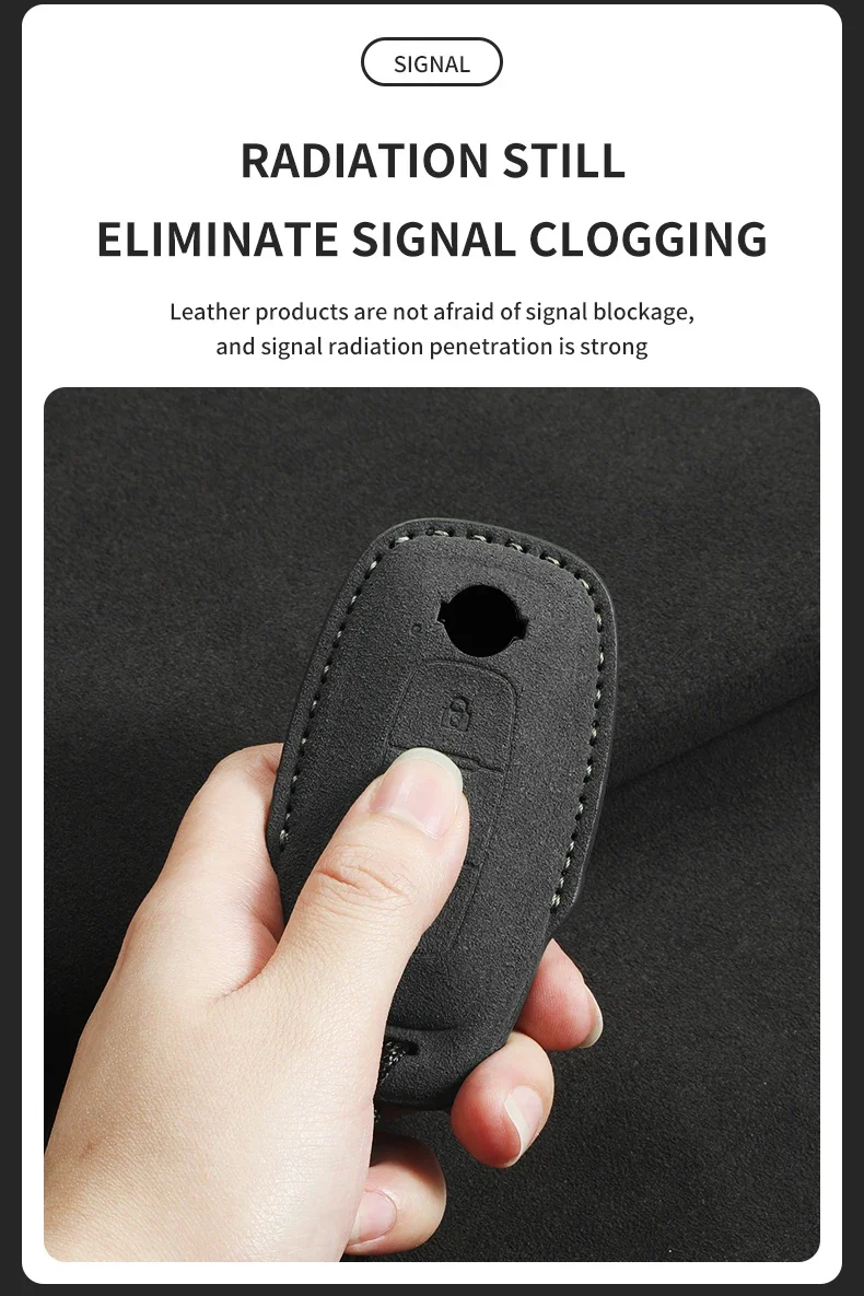 3 Tasten Wildleder Auto Remote Key Case Cover Shell für Nissan Teana Qashqai X-Trail Kicks Tiida für Infiniti Auto Schlüssel ring – Detail 7